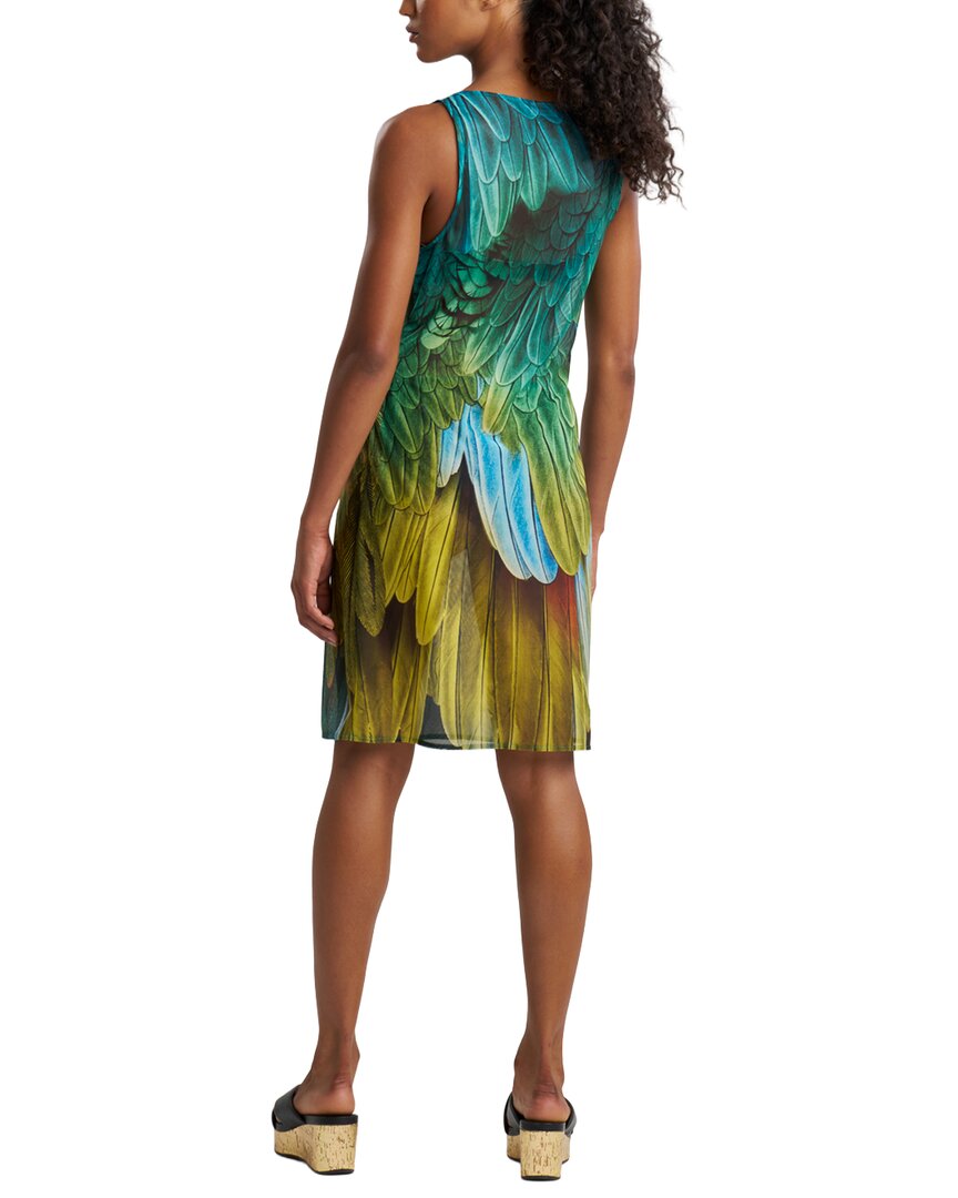 Natori Paradise Printed Mesh Mini Dress