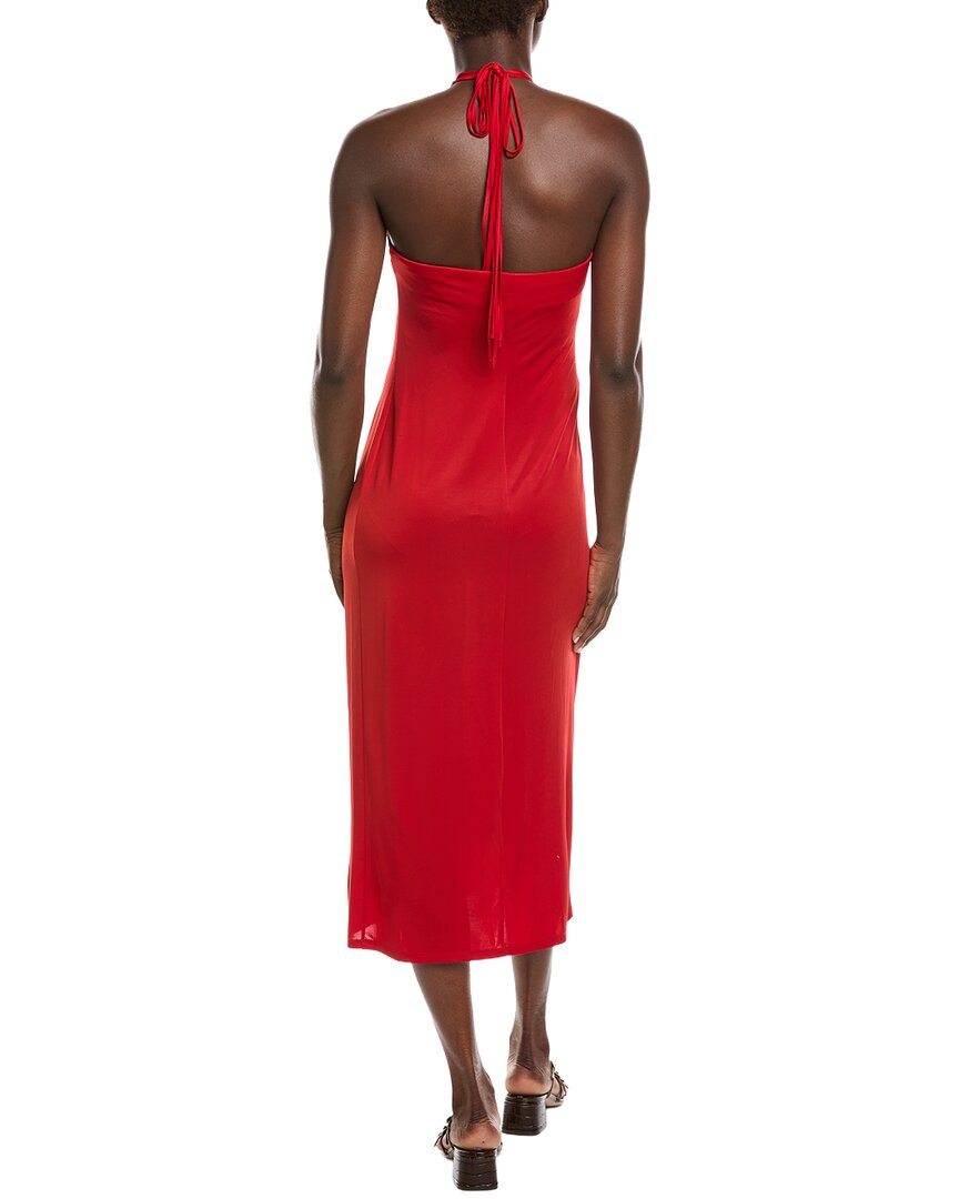 Natori Solid Jersey Halter Dress