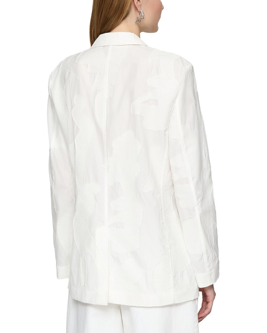 Lafayette 148 New York Plus Patch Pocket Single Breasted Blazer