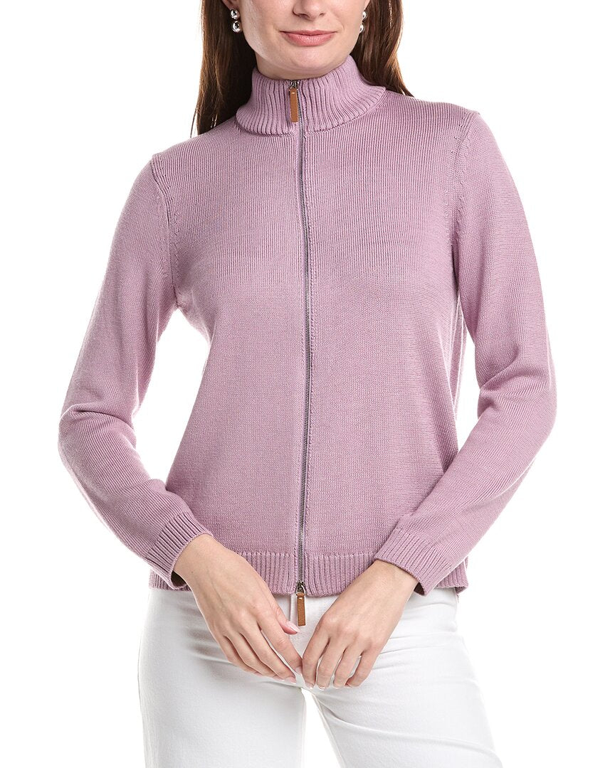 Lafayette 148 New York Fitted Bomber Jacket