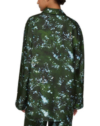 Lafayette 148 New York Boyfriend Oversized Silk Shirt