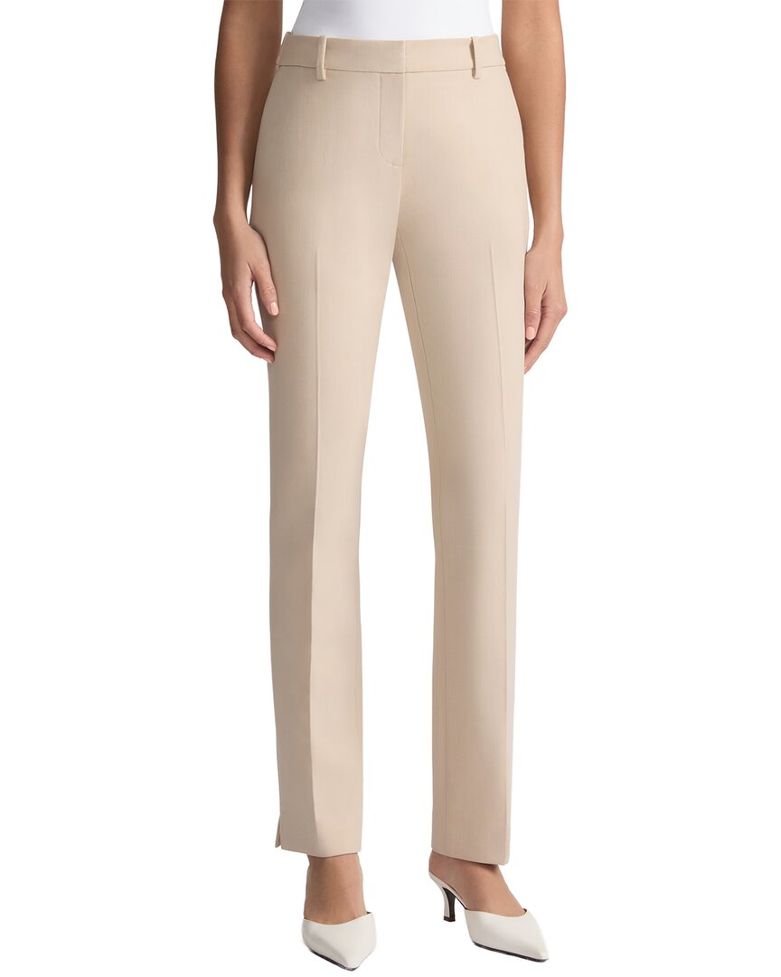 Lafayette 148 New York Plus Manhattan Slim Cigarette Ankle Wool-Blend Pant