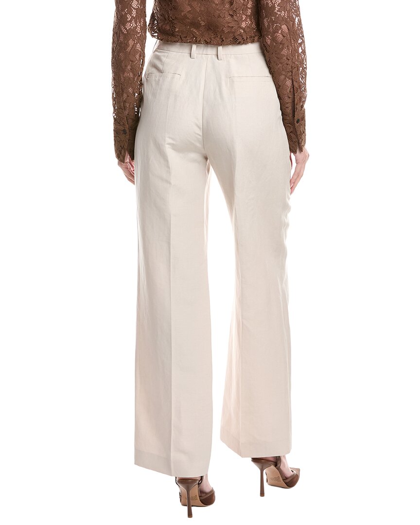 Lafayette 148 New York Gates Full Leg Silk & Linen-Blend Pant