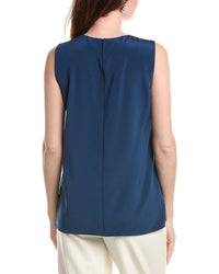 Lafayette 148 New York Sleeveless Adela Silk-Blend Blouse