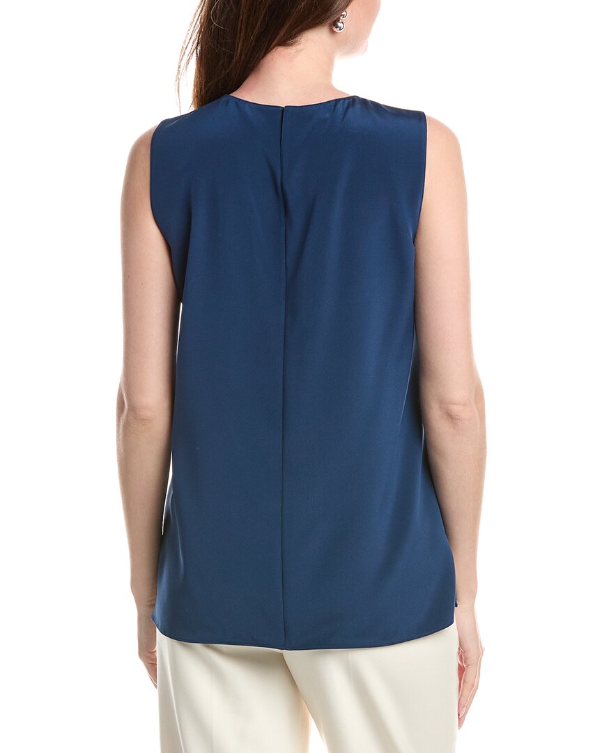 Lafayette 148 New York Sleeveless Adela Silk-Blend Blouse
