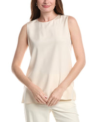 Lafayette 148 New York Sleeveless Adela Silk-Blend Blouse
