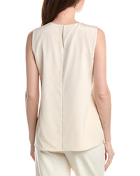 Lafayette 148 New York Sleeveless Adela Silk-Blend Blouse