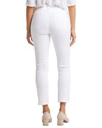 Nydj Curve Optic White Slim Jean