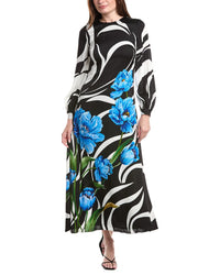 Elie Tahari Elie Tahari The Renata Silk-Blend Maxi Dress