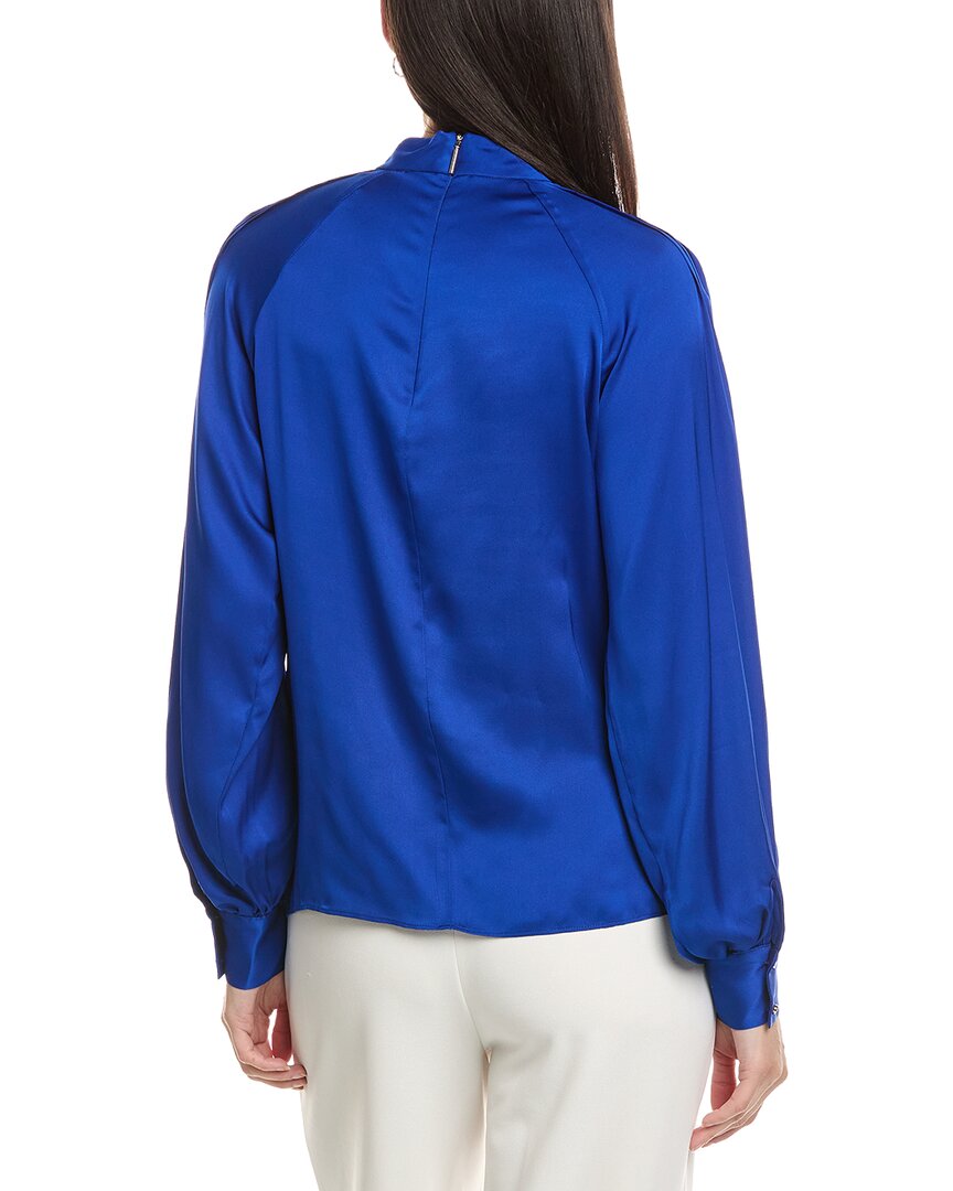 Elie Tahari The Bruna Silk-Blend Blouse