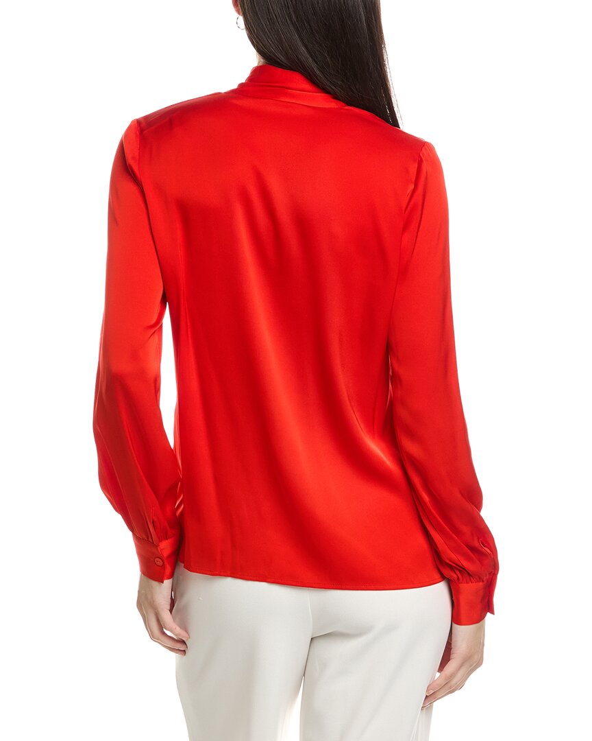 Elie Tahari The Nicoletta Silk-Blend Top