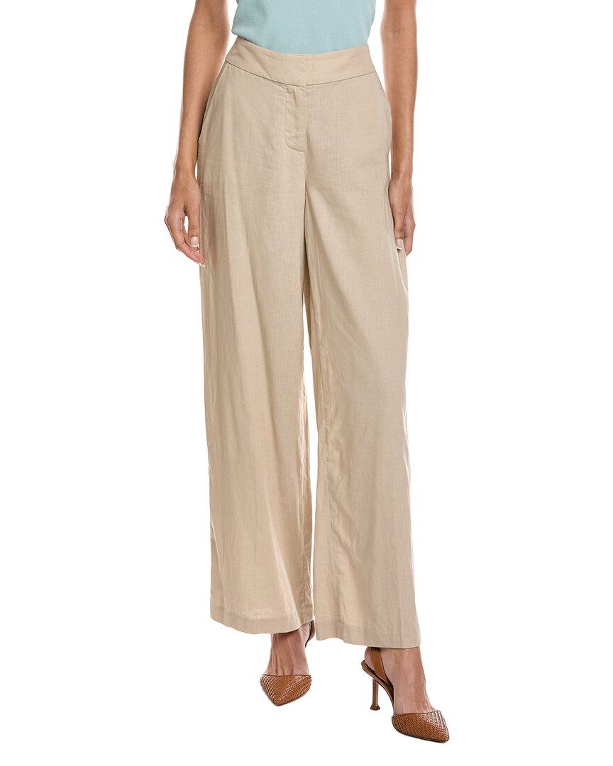 Tahari Asl Linen-Blend Pant