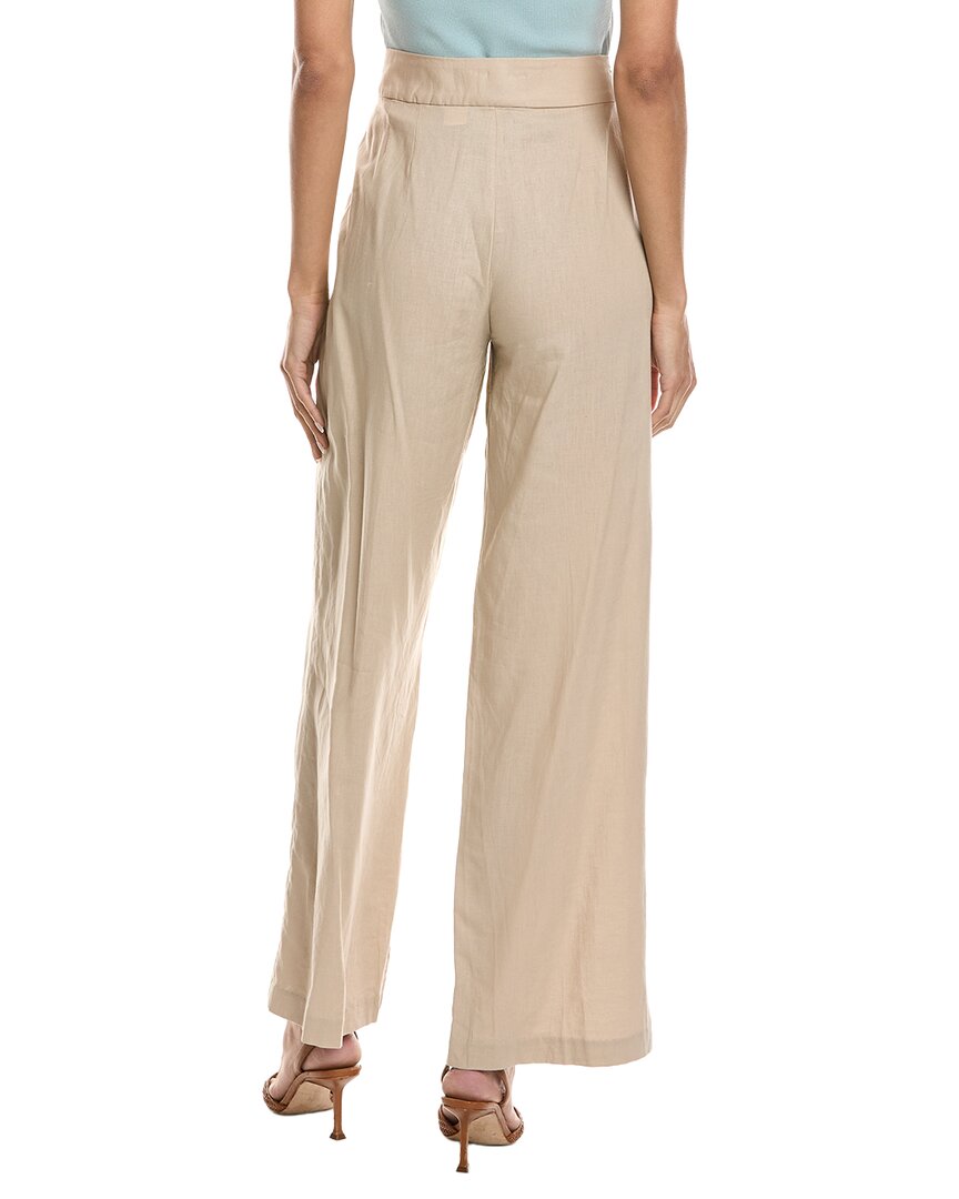 Tahari Asl Linen-Blend Pant