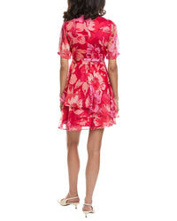 Tahari Asl Printed Mini Dress