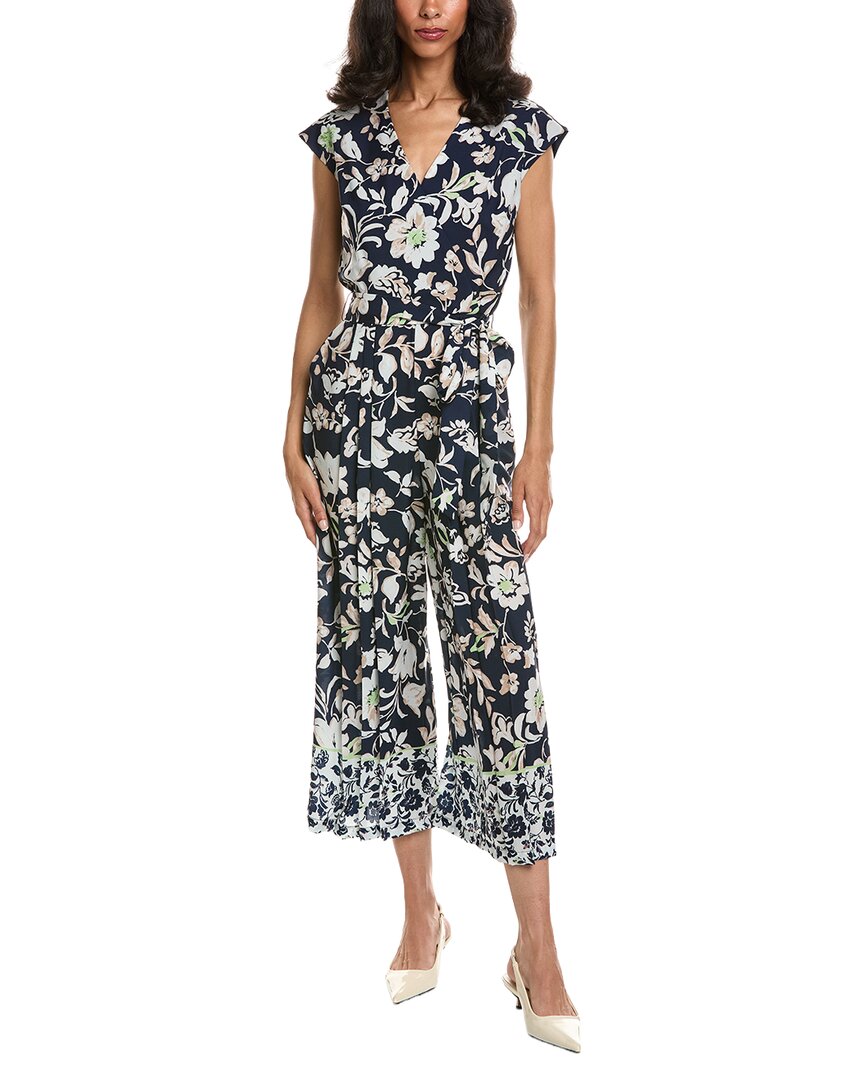 Tahari Asl Printed Jumpsuit