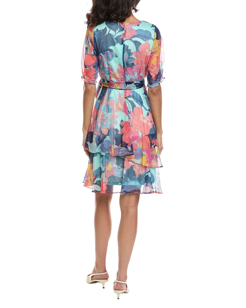 Tahari Asl Printed Mini Dress