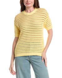 Joseph A. Open Stitch Boxy T-Shirt