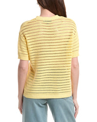 Joseph A. Open Stitch Boxy T-Shirt