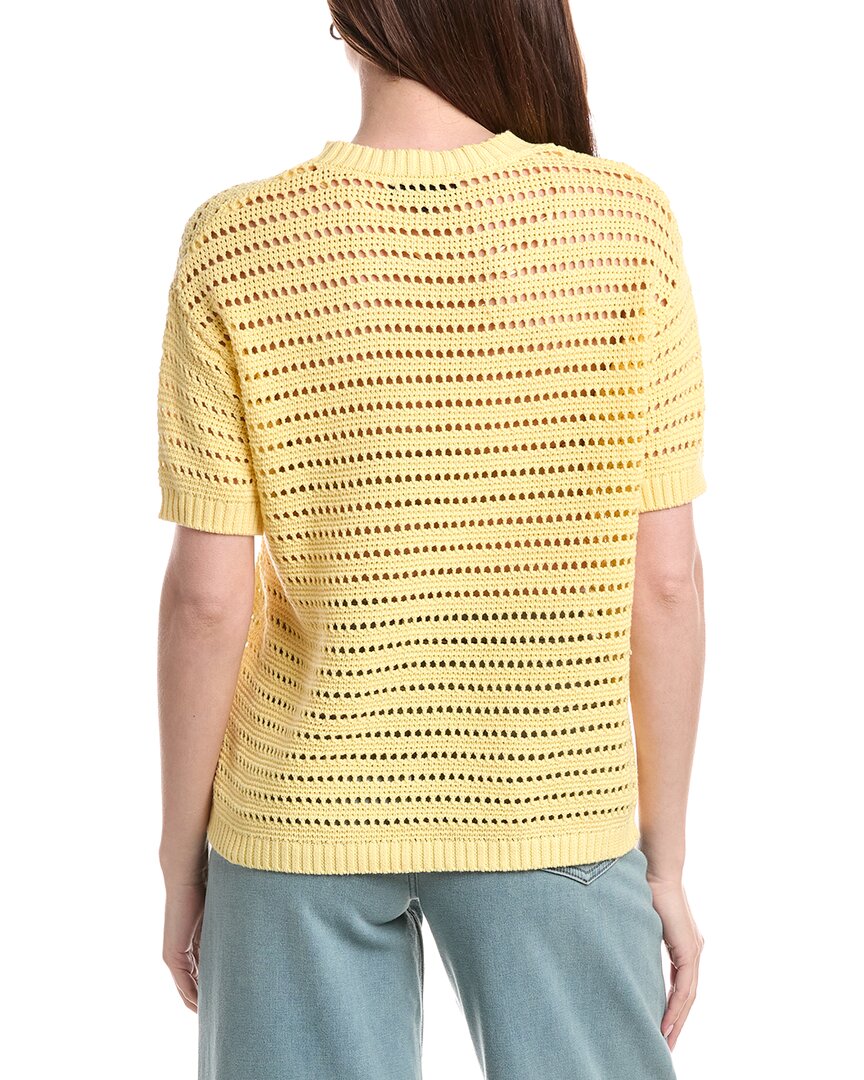 Joseph A. Open Stitch Boxy T-Shirt