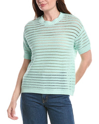 Joseph A. Open Stitch Boxy T-Shirt