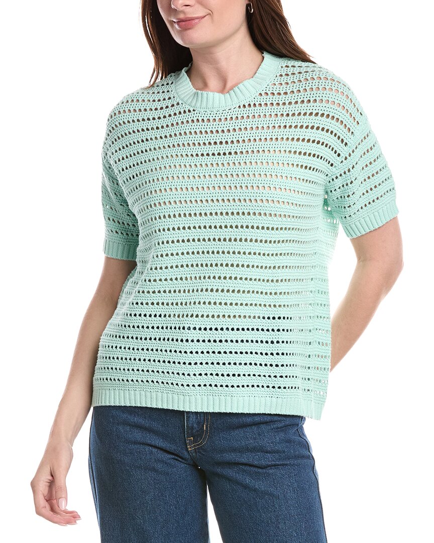 Joseph A. Open Stitch Boxy T-Shirt