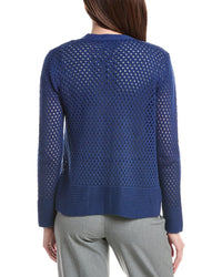 Joseph A. Open Pointelle Cardigan