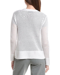 Joseph A. Open Pointelle Cardigan
