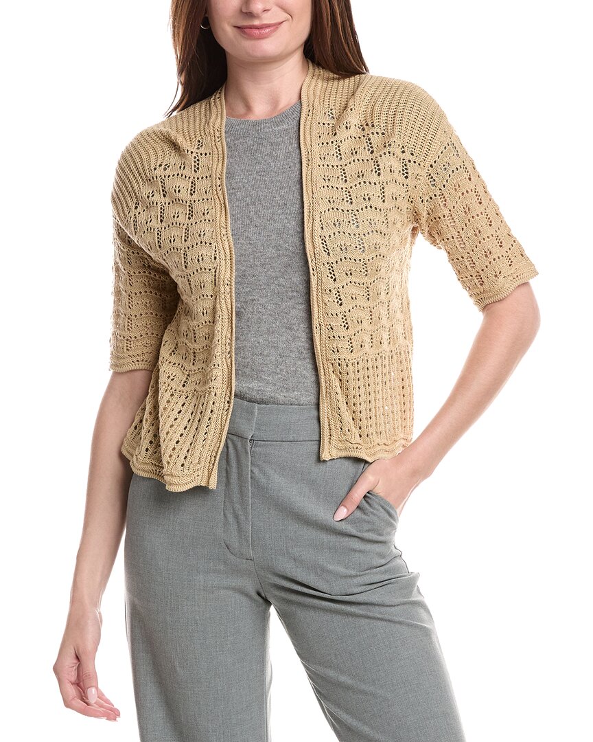 Joseph A. Open Stitch Shrug Top