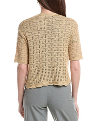 Joseph A. Open Stitch Shrug Top