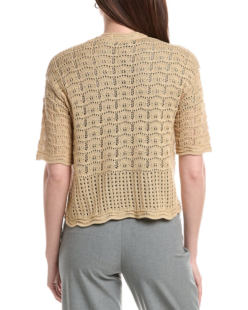 Joseph A. Open Stitch Shrug Top