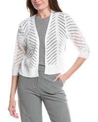 Joseph A. Chevron Open Stitch Cardigan
