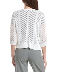 Joseph A. Chevron Open Stitch Cardigan