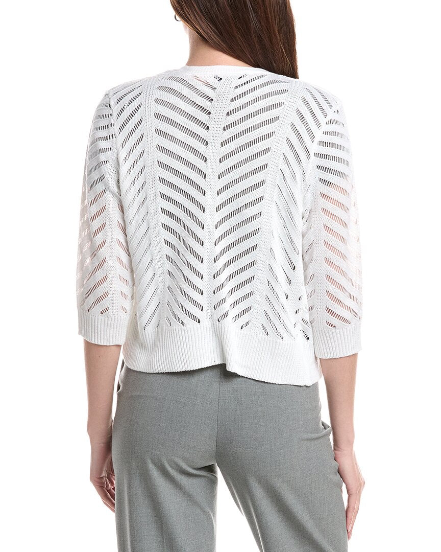Joseph A. Chevron Open Stitch Cardigan