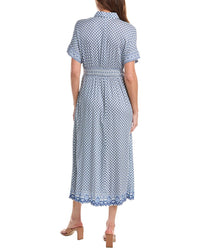 Max Studio Short Sleeve Button Front Midi Dress – Bluefly