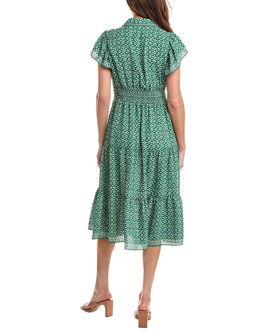 Max Studio Collar Midi Dress