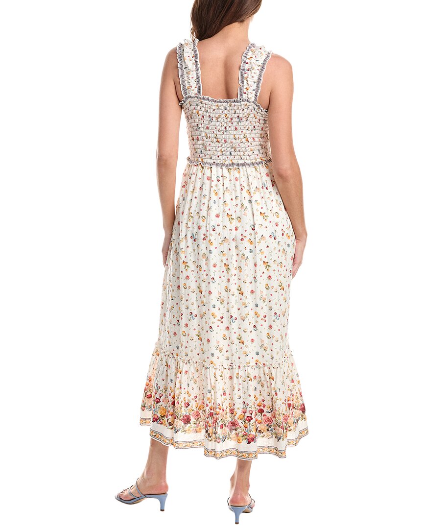 Max Studio Smocked Bodice Maxi Dress