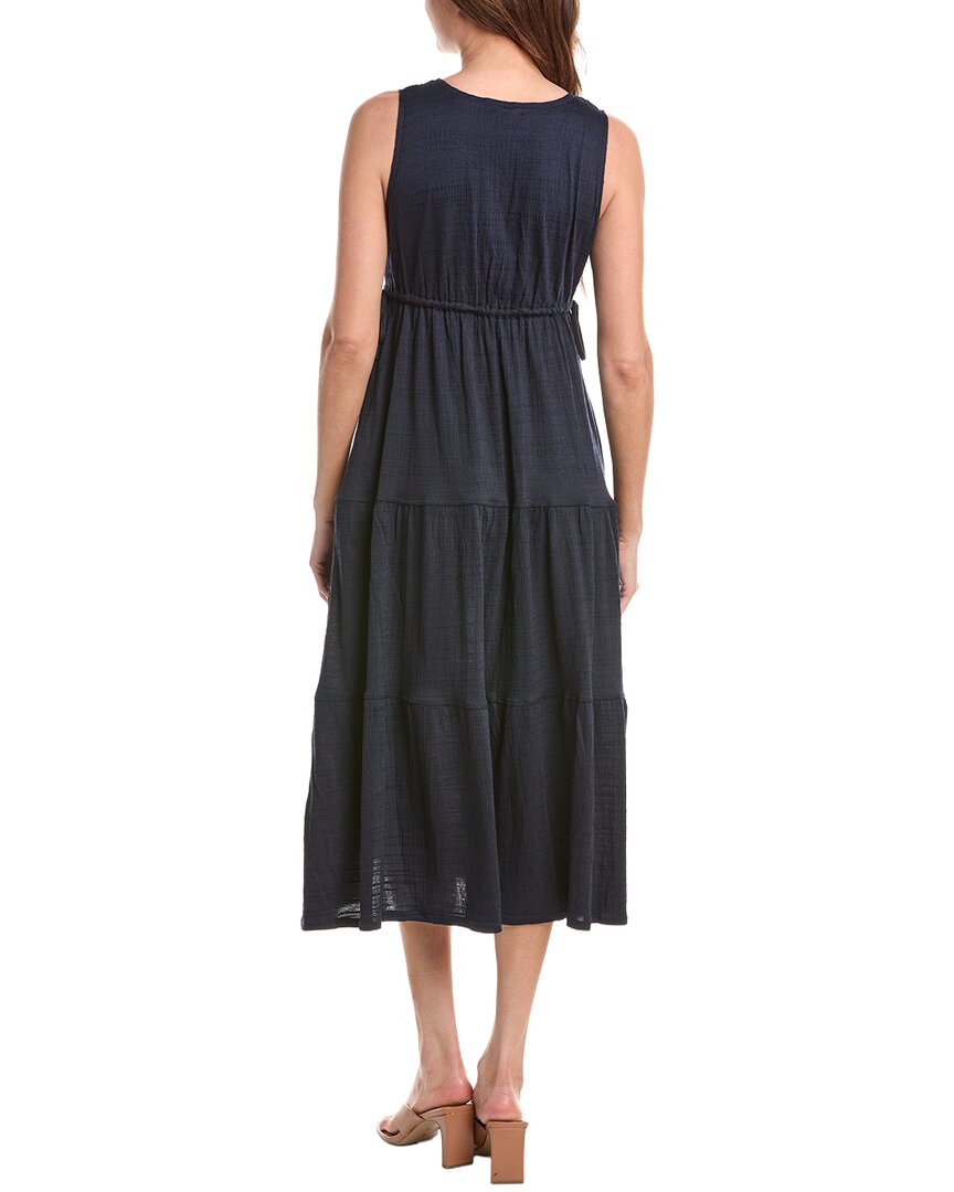 Max Studio V-Neck Tiered Maxi Dress