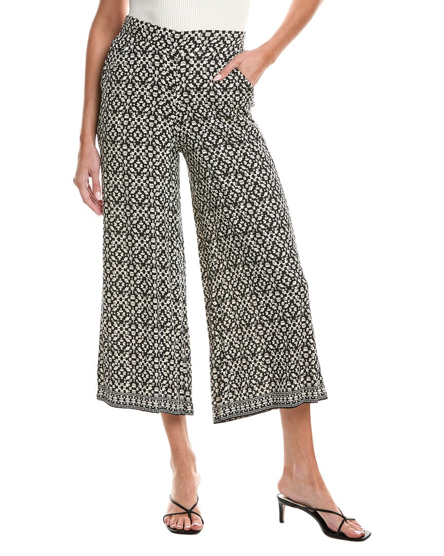 Max Studio Pull-On Crop Wide Leg Pant