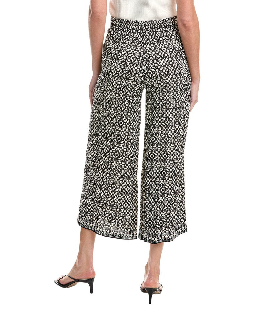 Max Studio Pull-On Crop Wide Leg Pant