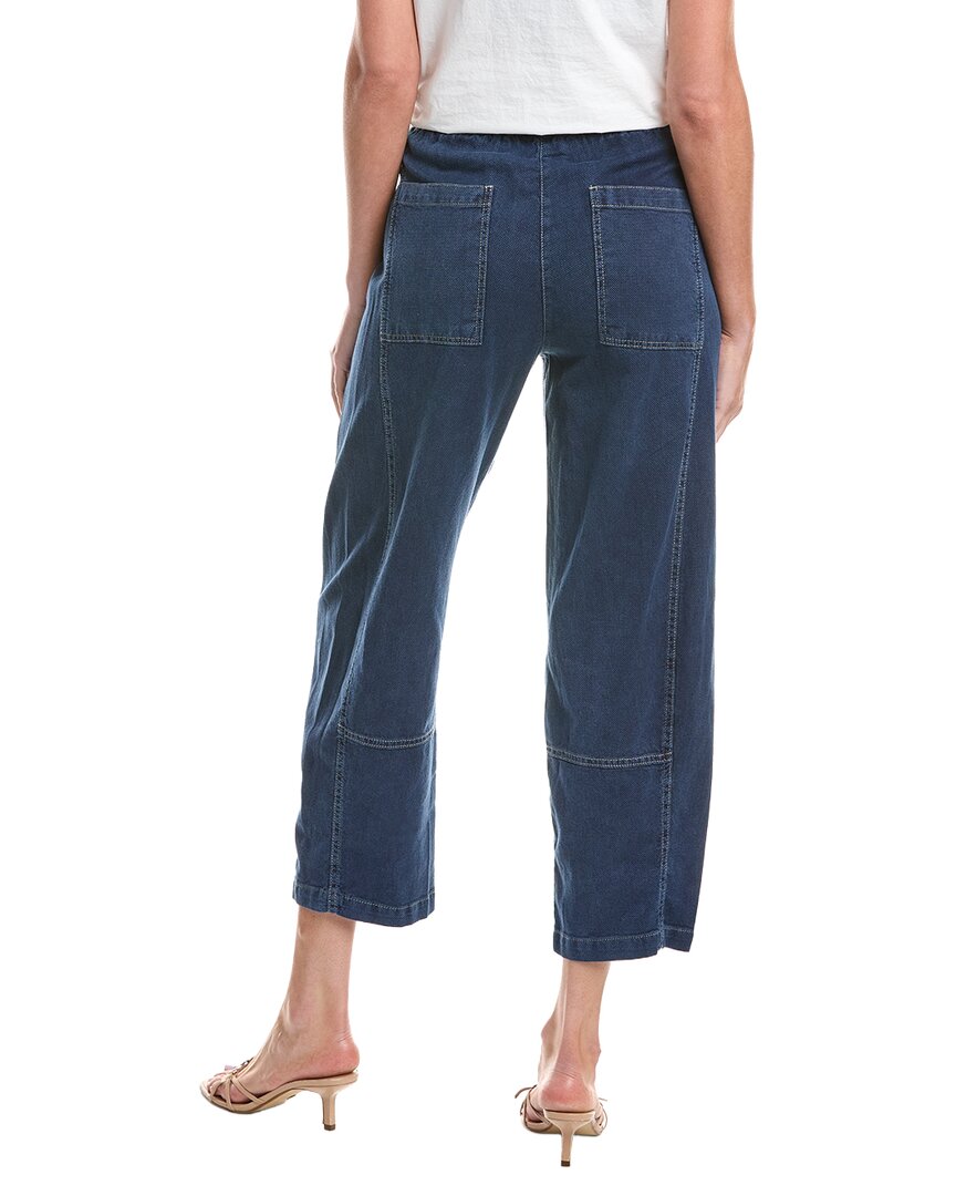 Max Studio Elastic Waist Barrel Leg Pant