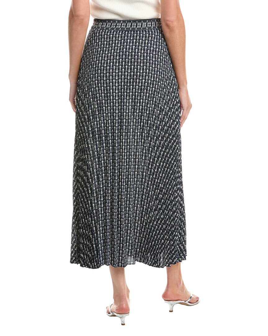 Max Studio Pleated Maxi Skirt