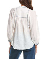 Max Studio Side Tab Button Front Shirt