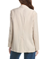 Max Studio Brush Twill Blazer
