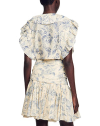 Sandro Josey Linen Top