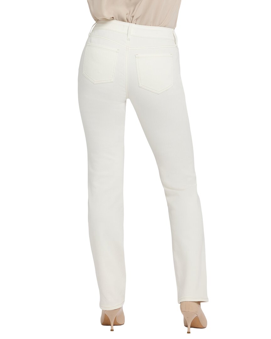 Nydj Marilyn Winter White Straight Leg Jean