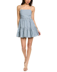 Avantlook Check Mini Dress