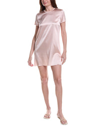 Atm Anthony Thomas Melillo Stretch Charmeuse Silk-Blend Mini Dress