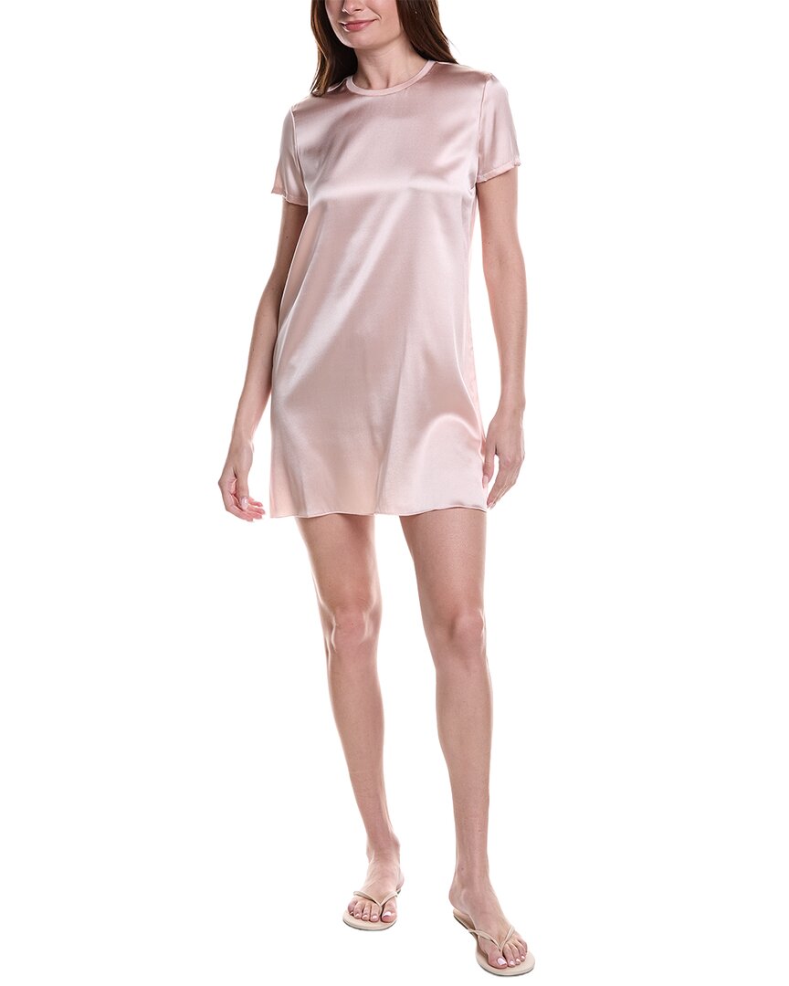 Atm Anthony Thomas Melillo Stretch Charmeuse Silk-Blend Mini Dress