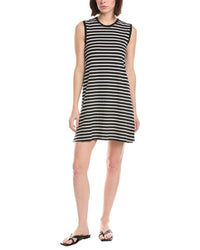 Atm Anthony Thomas Melillo Stripe Classic Jersey Mini Dress