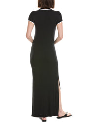 Atm Anthony Thomas Melillo Ribbed Maxi Sheath Dress